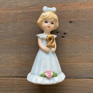 Enesco porcelain - growing up birthday doll age 2